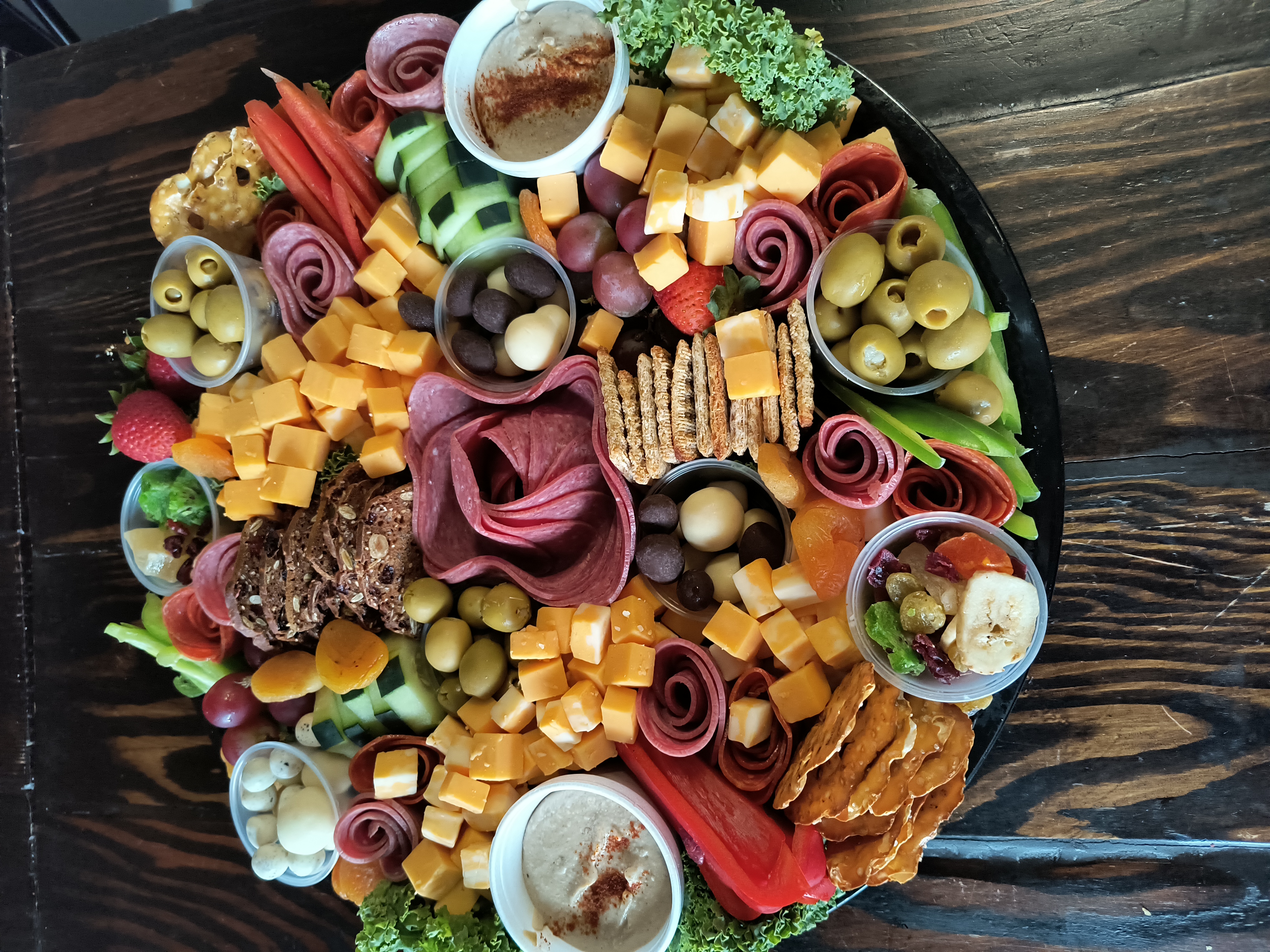 Riverside catering spread